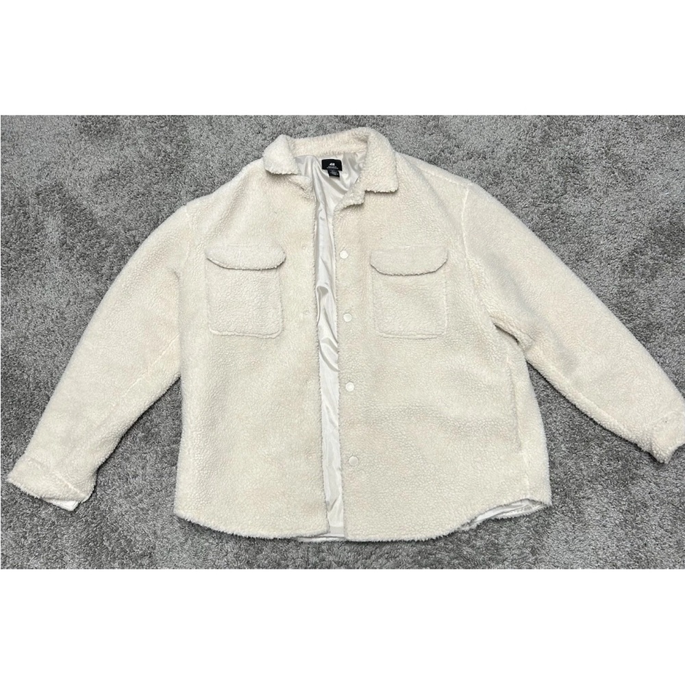H&M Cream Shirt Jacket